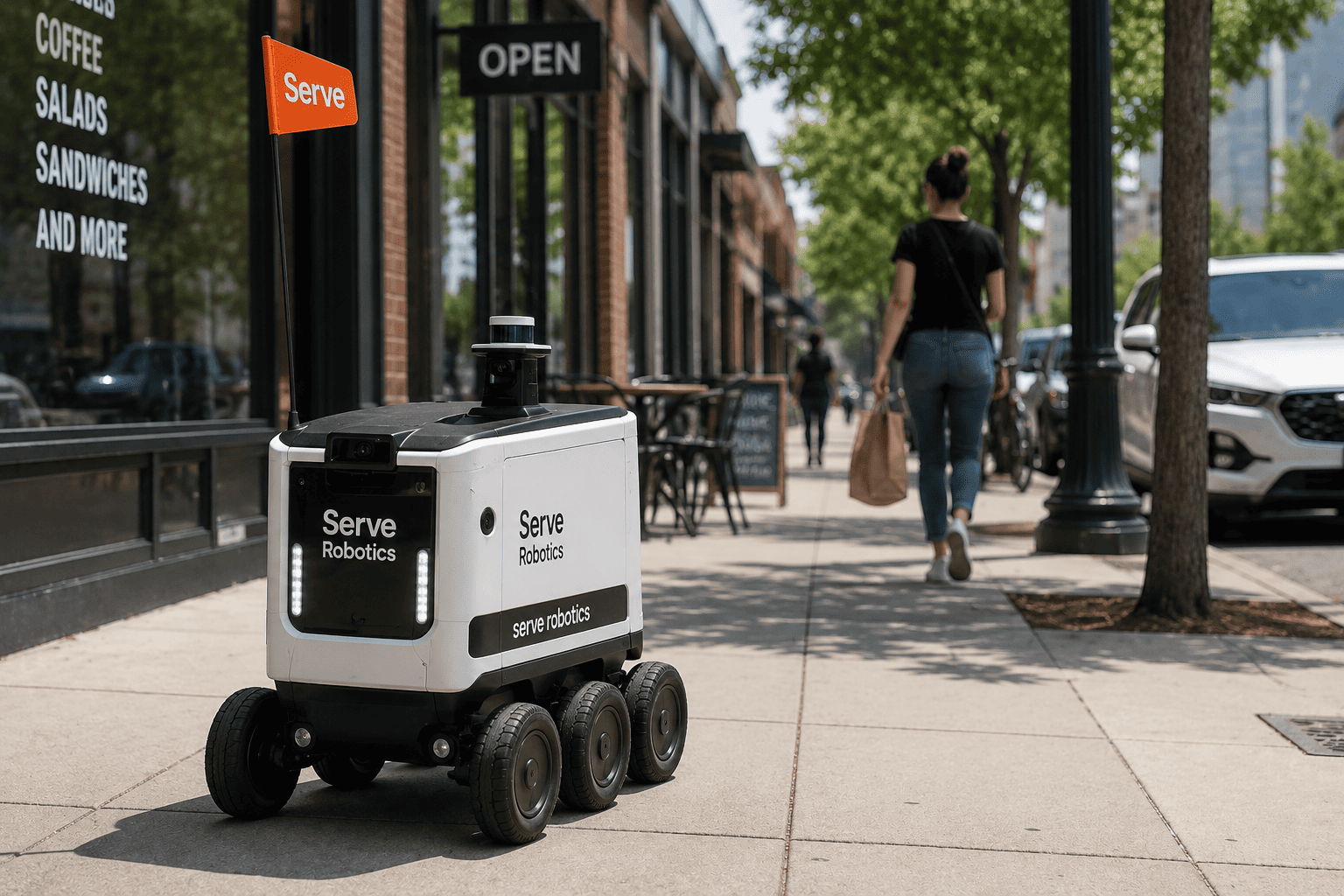 États-Unis : les robots de livraison de Serve Robotics s’étendent à de nouvelles villes